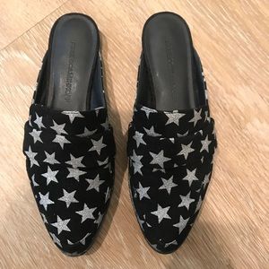 Rebecca Minkoff Mika Mules Galaxy/Black